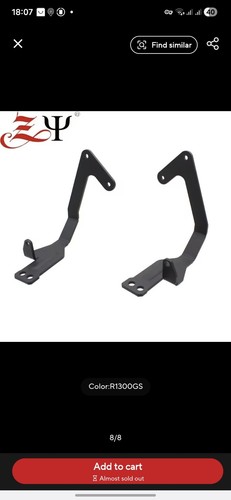 1300 spot light brackets - 1300,