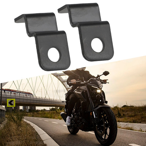 2pcs black motorcycle - black,