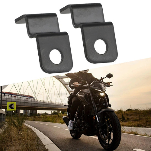 2pcs black motorcycle - black,